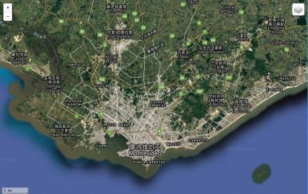 蒙得维的亚卫星地图