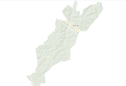 新利街道地形图