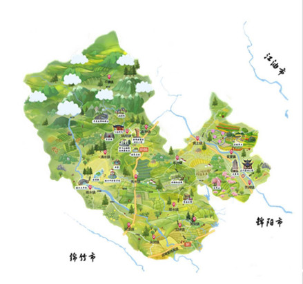 安州区人文地图