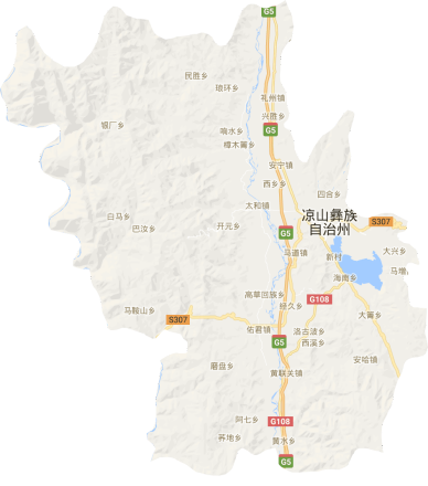 西昌市电子地图