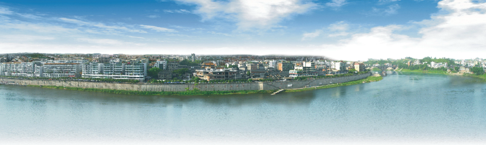 富顺县全景图一角