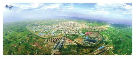 泸县全景图