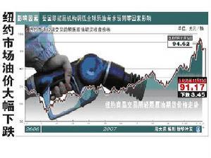 国际能源价格下跌