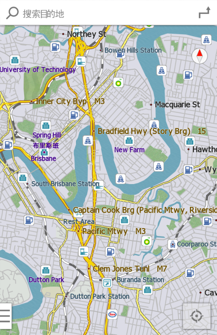 布里斯班城市交通图-最新erlinyou版