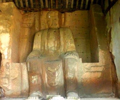 大佛寺“天落石刻”