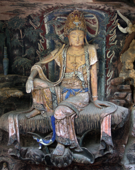 安岳毗卢洞紫竹观音