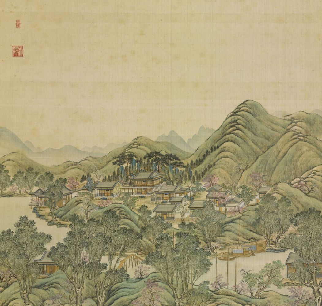 清·唐岱 圆明园四十景图咏之四宜书屋