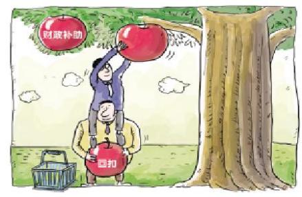 漫画:财政拨款也吃回扣