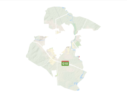 阿什河街道地形图