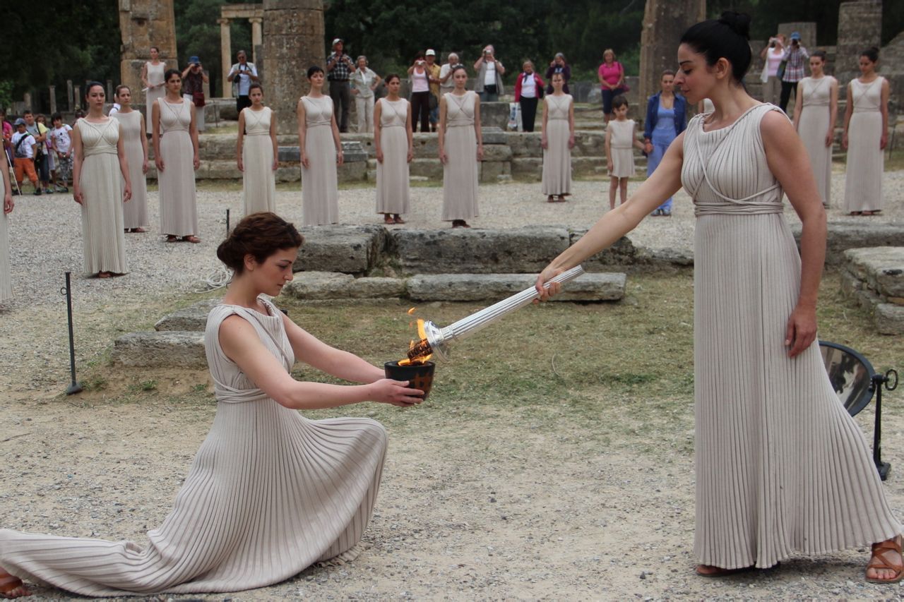 奥运会火种采集仪式