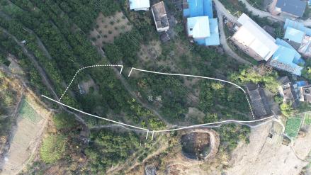 下关城大北门及外侧瓮城布局示意图