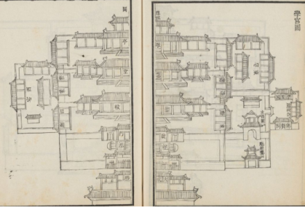 《浑源州志》学宫图