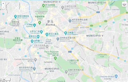 罗马地图（部分）