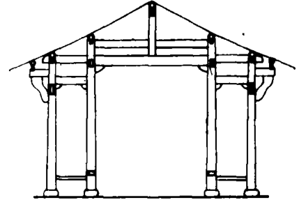兰溪通州桥廊屋梁架