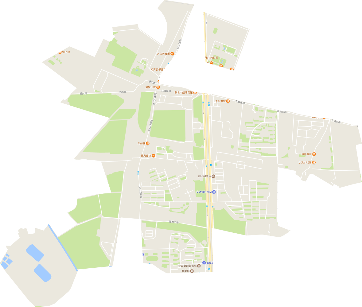 和义街道电子交通图