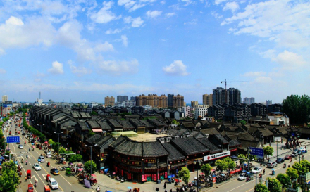 内乡县衙历史文化街区全景