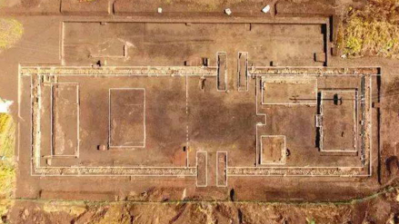 西内墙、西门与瓮城（航拍）