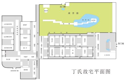 丁氏故宅平面图