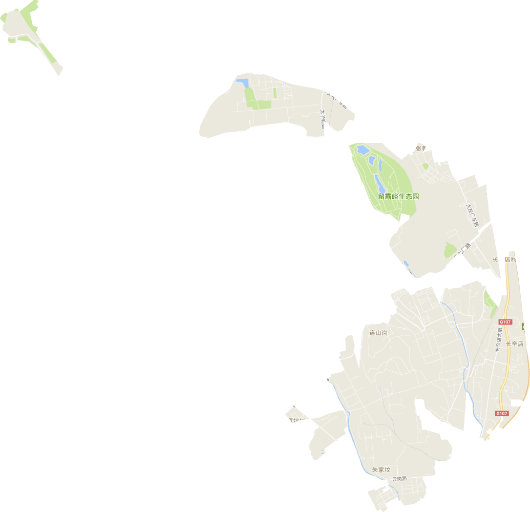 长辛店街道电子交通图