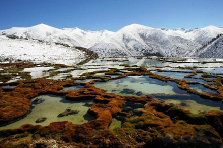 雅哈奇景——亚龙沟泉华滩