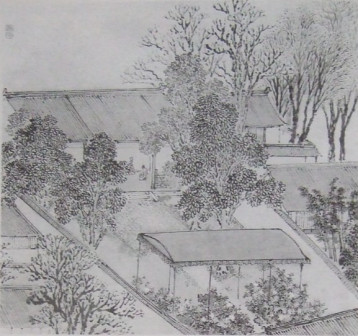 张宏《止园图》册