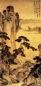 唐寅《杏花茅屋图》