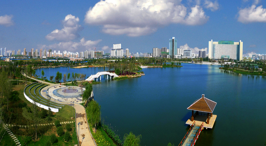 柳青街道五洲湖旧景