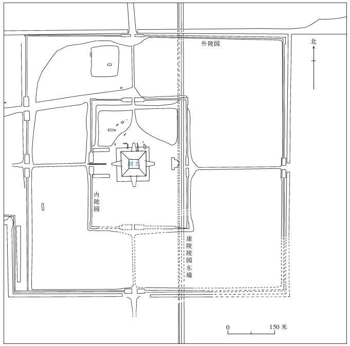 后陵陵园平面图