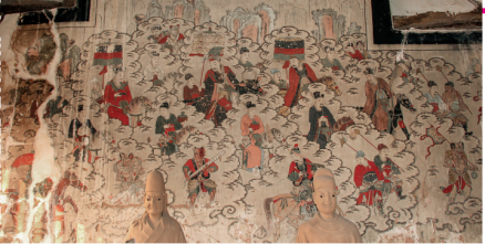 盂北泰山庙正殿清代壁画