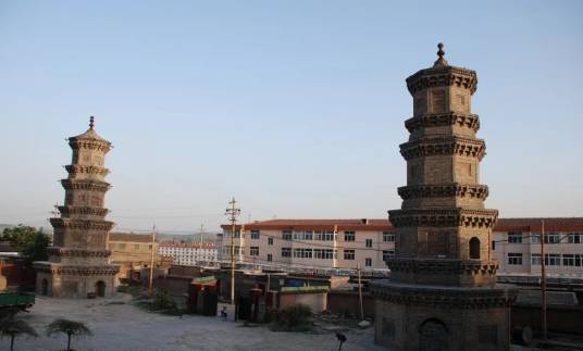 冠山天宁寺双塔 冠山天宁寺双塔