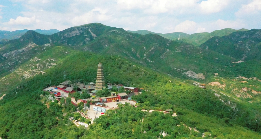 洪洞县霍山南麓广胜寺上寺景区