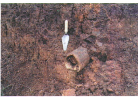 绵竹故城遗址陶排水管