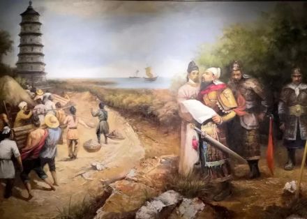 尉迟敬德建塔画