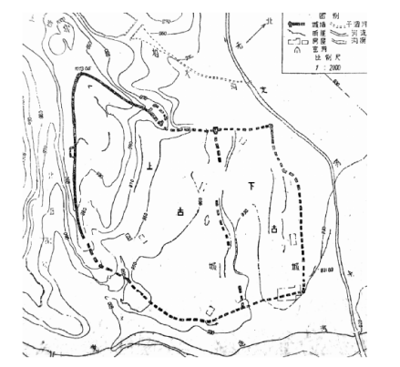 银州故城平面图