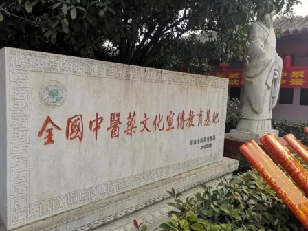 全国中医药文化宣传教育基地碑