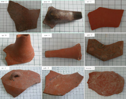 蜀山窑群出土紫砂壶残片