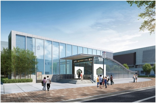 绣衣站2号口及1号风亭