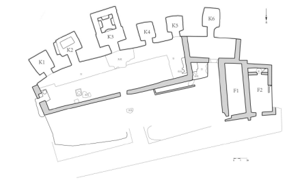 沟南区遗迹平面图