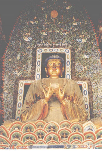 崇福寺弥陀殿主佛阿弥陀佛