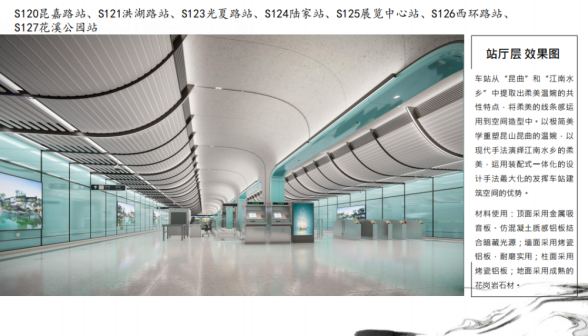 昆嘉路站、洪湖路站、光夏路站、陆家站、展览中心站、西环路站、