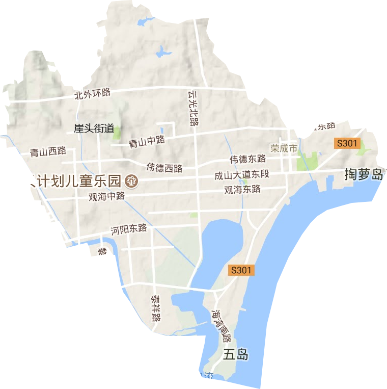 崖头街道地图