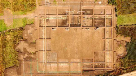 南墙、南门与瓮城（航拍）