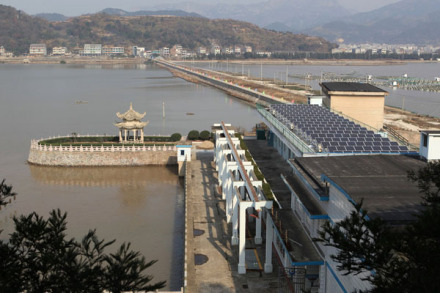 江厦潮汐电站全景