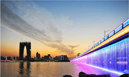 苏州园区金鸡湖畔