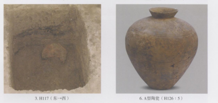 灰坑和出土陶器