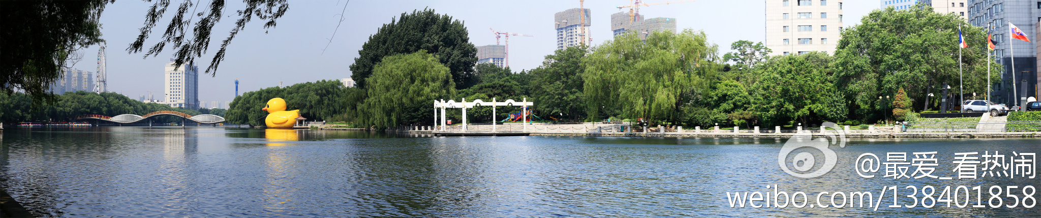 南湖公园全景照片