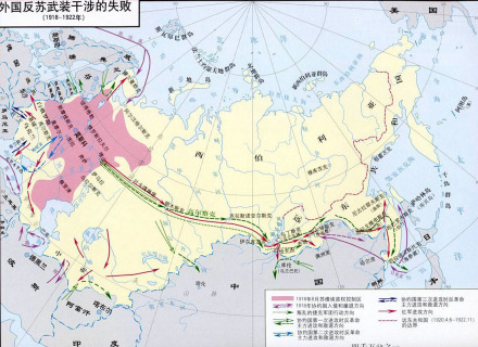 外国军队对苏俄的干涉