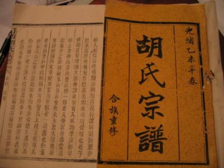 胡氏宗谱