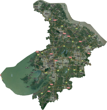 苏州市卫星图