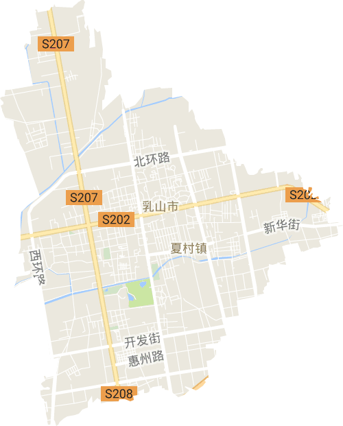 城区街道电子地图